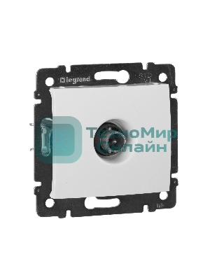 Розетка телевизионная TV Valena звезда 1,5Дб 2400МГц (белая)