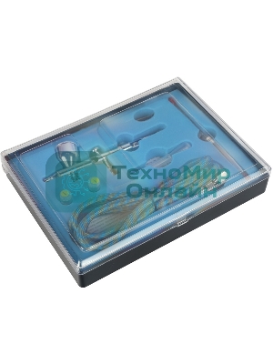 Аэрограф пневматический AB 400, сопло 0,2 мм, 9 л/мин, бачок 9 мл