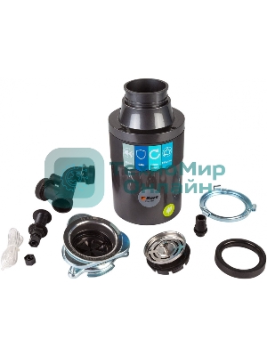 Измельчитель пищевых отходов Bort TITAN 4000 390 Вт; 4,2 кг/мин; 2800 об/мин; 1200 мл; Металл; набор аксессуаров 4 шт [91275769]