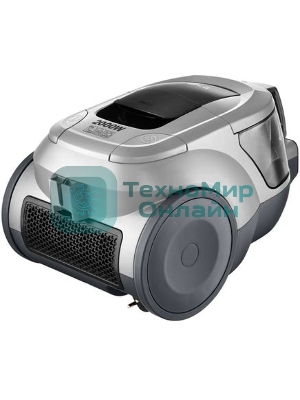 Пылесос LG VC5420NNTS серебристый/черный, 380/2000 Вт, уборка сухая, пылесборник контейнер 1.3 л
