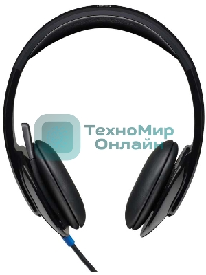 Гарнитура Logitech USB Headset H540 чёрный, проводная, USB