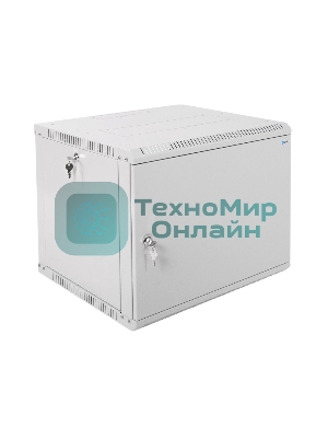Шкаф телекоммуникационный настенный разборный 9U (600х650) дверь металл, ШРН-Э-9.650.1
