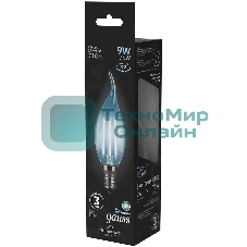 Лампа светодиодная Filament Свеча на ветру E14 9Вт 4100К Gauss 104801209