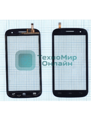 Сенсорное стекло (тачскрин) для Fly FPC_A_116 V1.0, черное