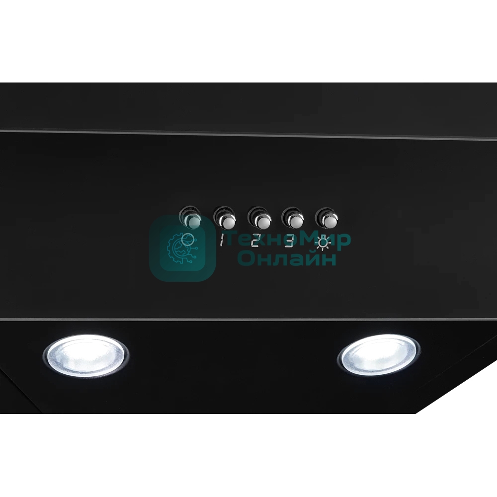 Вытяжка наклонная Monsher ROUEN 50 Noir Verre черный, 50 см, 700 куб. м/ч, 53 дБ