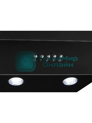 Вытяжка наклонная Monsher ROUEN 50 Noir Verre черный, 50 см, 700 куб. м/ч, 53 дБ