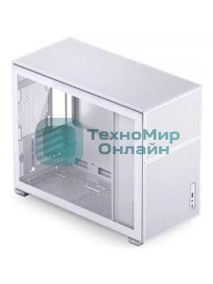 Корпус без блока питания Case JONSBO D31 MESH, Mini-Tower, TG, no fan, 1xUSB-A 3.2 + 1xUSB-C 3.2, mATX, mDTX, mITX White