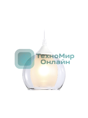 Светильник Ambrella light TR3538 WH/CL/FR белый/прозрачный/белый матовый E27 max 40W D130*800