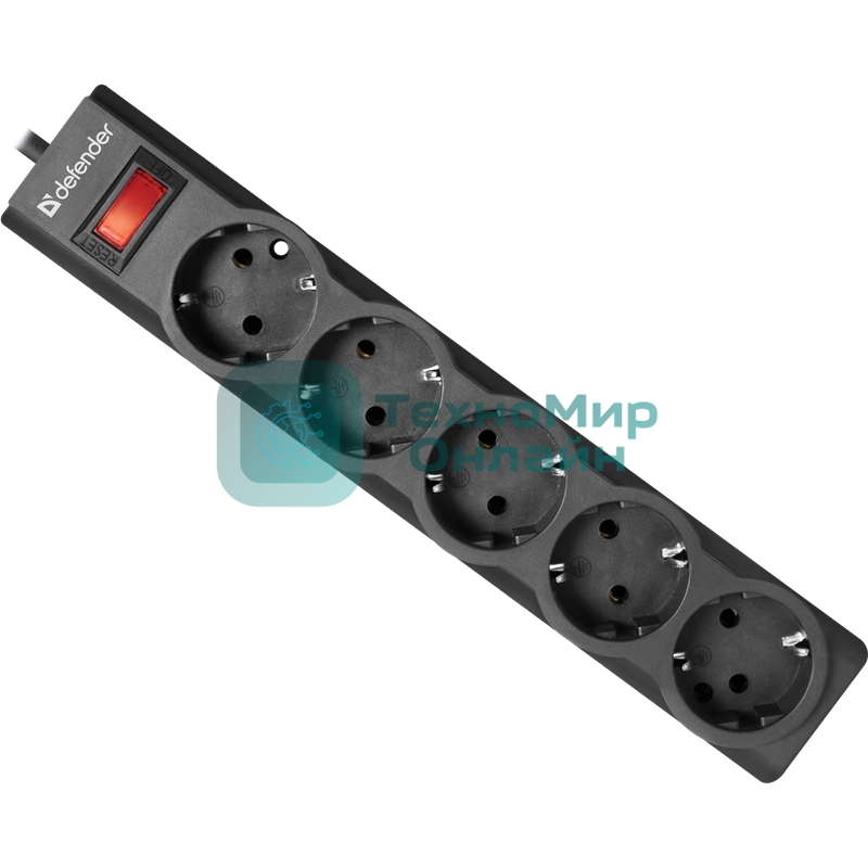 Сетевой фильтр Defender 5M ES LARGO 5OUTL.