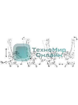 Кресло игровое Knight T1 молочный экомех с подголов. крестовина металл
