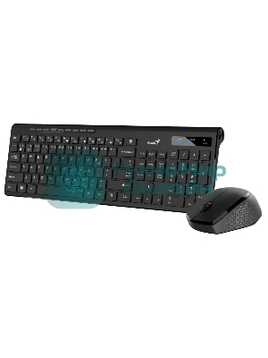 Комплект беспроводной Genius KM-8006S/KM-8206S (клавиатура KB-7200 и мышь NX-8006S), Black, silent