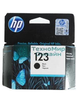 Картридж струйный HP 123 (F6V17AE) черный, 120 стр., для DeskJet 2130