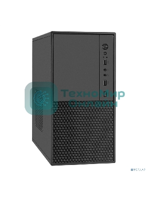 Компьютерный корпус Minitower ExeGate BAA-308M-UNS400 (mATX, БП UNS400 с вент. 12см, 2*USB, HD Audio, черный)