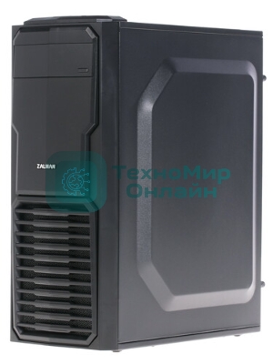 Компьютерный корпус Zalman ZM-T4 plus черный без БП mATX 1x80мм 3x120мм 1xUSB 2.0 1xUSB 3.0 audio bott PSU