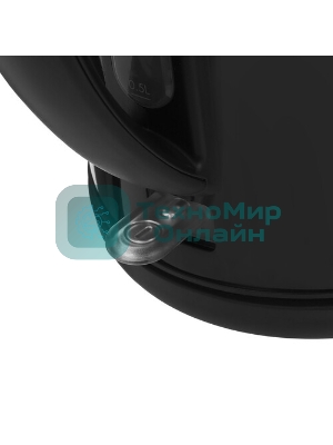 Электрочайник Bosch TWK3P423 черный, 1.7 л, 2400 Вт, скрытый нагревательный элемент