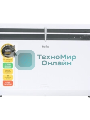 Конвектор электрический Ballu Evolution Digital Inverter BEC/EVI4-2000 белый, 2000 Вт, 25 м2, дисплей, WiFi