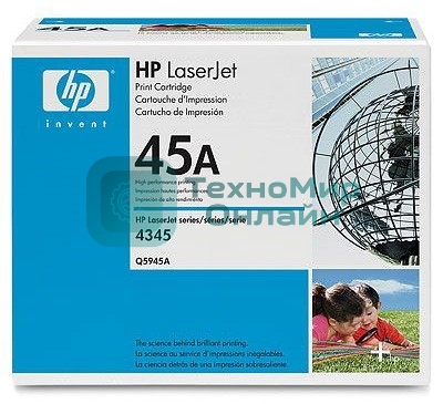 Картридж лазерный HP Q5945A черный для LJ 4345mfp 18 000 стр.
