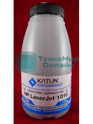 Тонер HP LJ 1010/1012/1015/1018/1020 (фл.100г.) Katun фас России