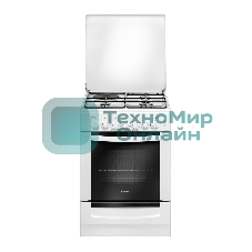 Плита комбинированная Gefest ПГЭ 6112-02 белый, конфорок 4 шт, духовка 55 л, 60 см x 85 см x 60 см