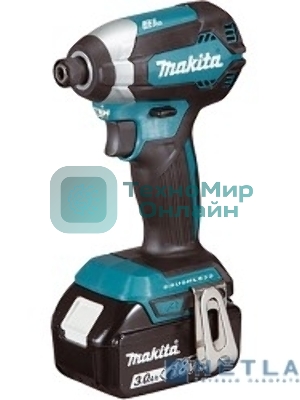 Дрель-шуруповерт Makita DTD153RFE, 18 В, 3 Ач, 170 Нм, бесщеточный, ударный