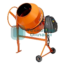 Бетоносмеситель Сибртех БСН-220П 1000 Вт, 220 л, полиамидный венец, 23 об/мин
