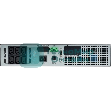 Источник бесперебойного питания однофазный Online 1000 Ва/1000 Вт, Rack mount, c LCD дисплеем 24VDC с АКБ 2U 2х9AH