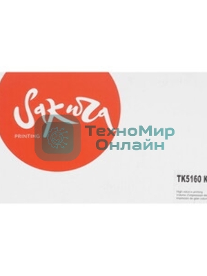Картридж лазерный Sakura TK5160K для Kyocera Mita ECOSYS P7040, черный, 16 000 к.