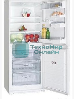 Холодильник Atlant XM-4012-080 серебристый двухкамерный 201/101л морозилка снизу
