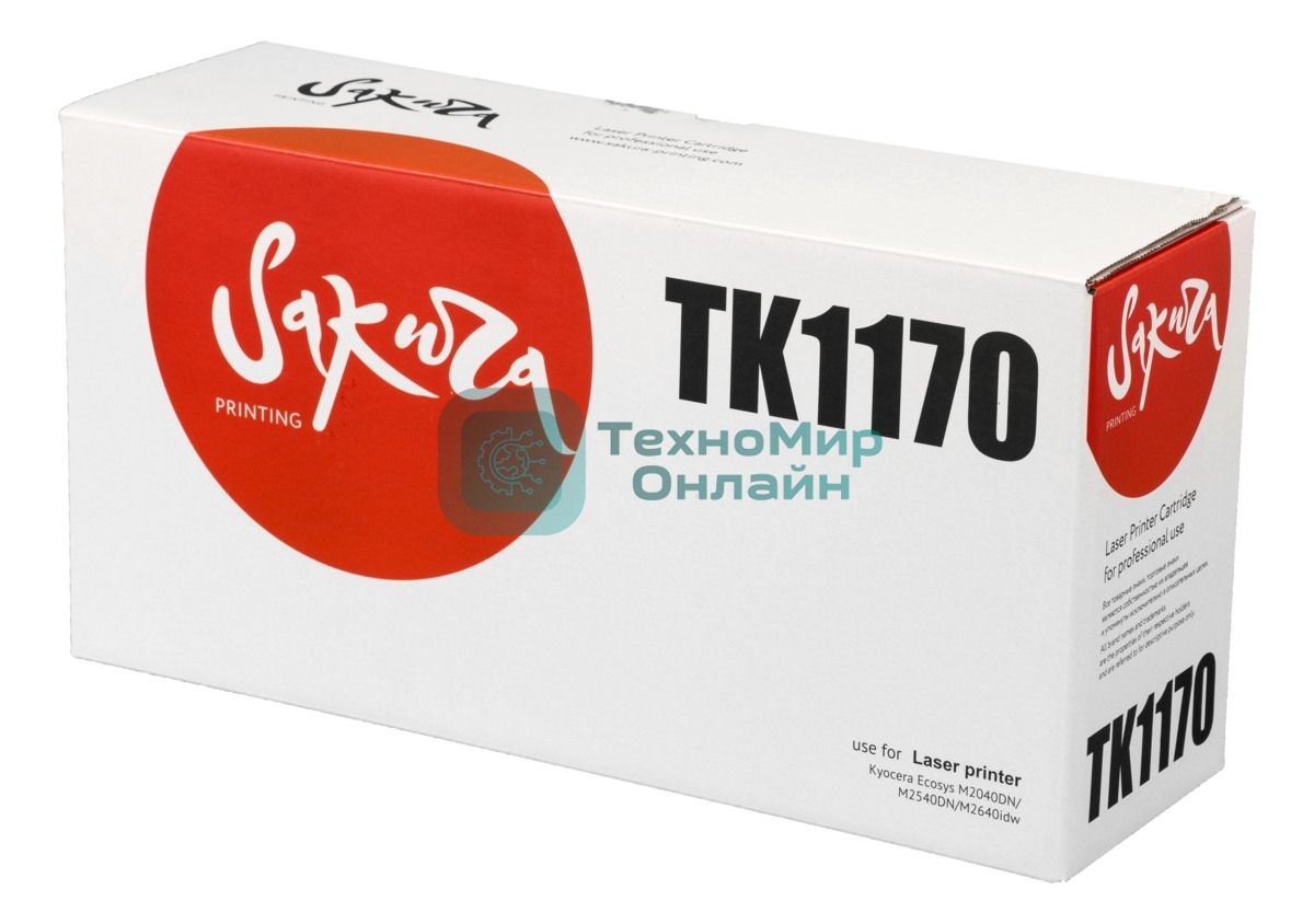 Картридж Sakura TK1170 для Kyocera Mita ECOSYS m2040dn/m2540dn/m2640idw, черный, 7 200 к.