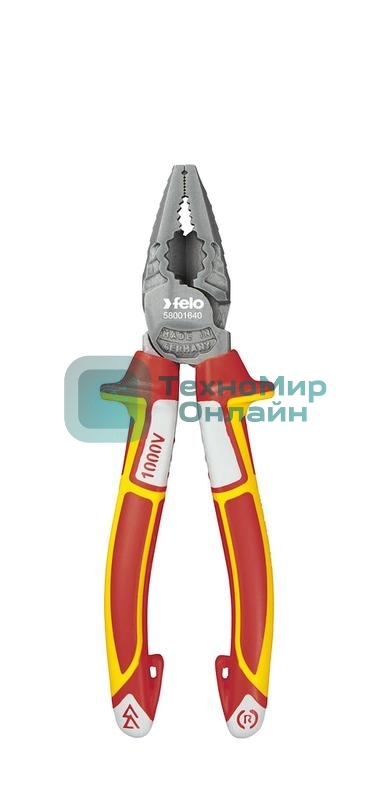 Диэлектрические комбинированные плоскокубцы Felo180 мм 58001840
