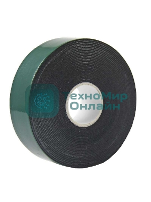 Двухсторонний скотч Rexant, черная, вспененная ЭВА основа, 25 мм, ролик 5 м