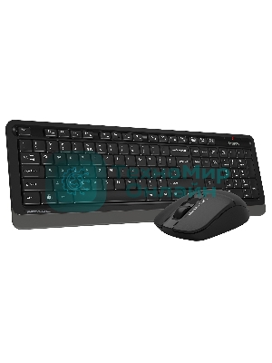 Комплект клавиатура+мышь A4Tech FStyler FG1012 беспроводной, USB, 1200 DPI, черный