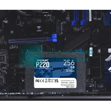 Накопитель SSD Patriot P220, 256Gb, SATA-III, 2.5