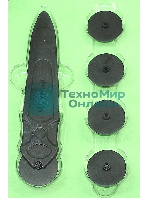 Инструмент для вскрытия телефонов/планшетов MaYuan черный со сменными колесиками 5шт.