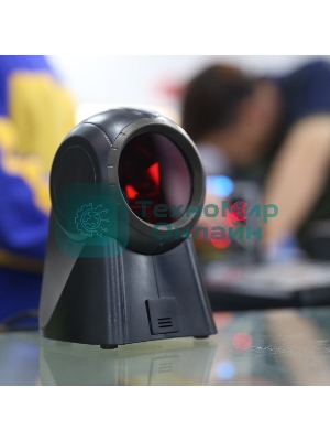 Сканер штрих-кода Deli E14884 черный