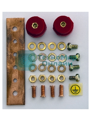 Комплект заземления для шкафов (шина заземления+винты) Hyperline TGRB-SET (упак.:1шт)