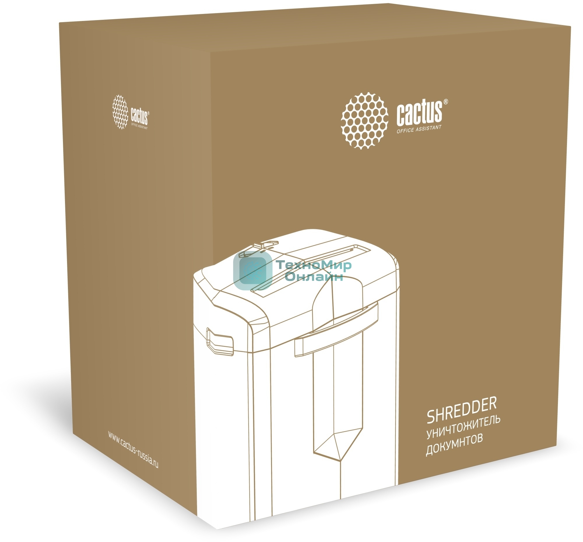 Шредер Cactus CS-SH-15-20-4X35 черный/серый (секр.P-4) перекрестный 15лист. 20лтр. скрепки скобы пл.карты CD