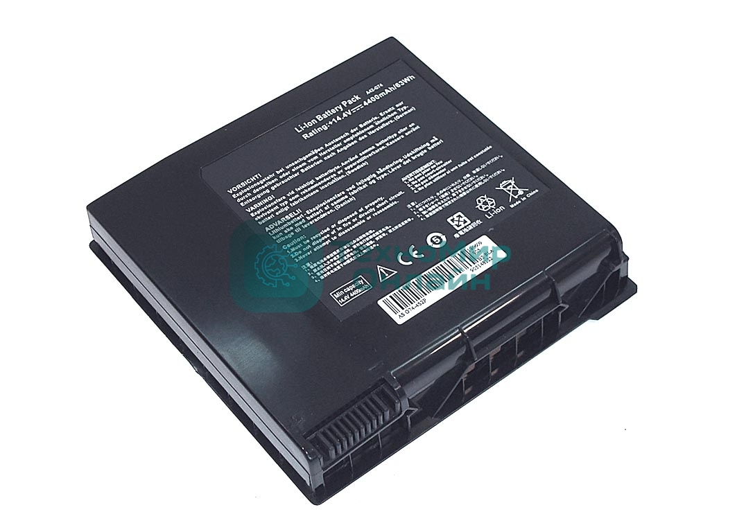 Аккумуляторная батарея для ноутбука Asus G74 14.4V 4400mAh OEM черный