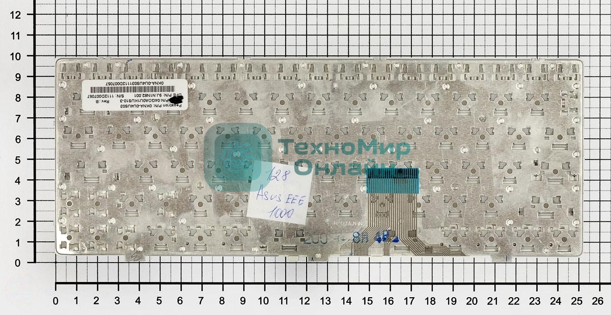 Клавиатура для ноутбука Asus Eee PC 1000 1000H 1000HD белый