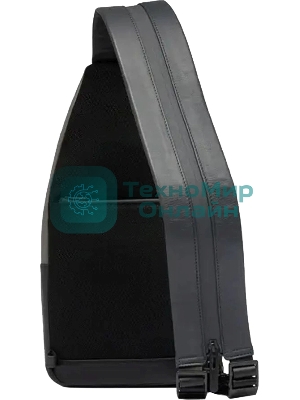 Рюкзак слинг мужской Piquadro Urban CA6540UB00/NGR, кожа, черный/серый