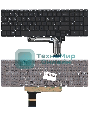 Клавиатура для ноутбука HP Victus 16-d 16-e черная