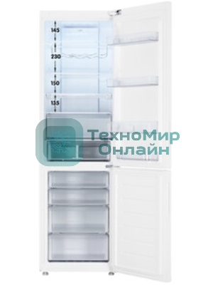 Холодильник Haier C4F640CWU1 белый двухкамерный 285/115л морозилка снизу, No Frost