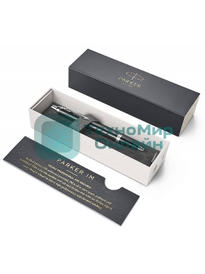 Ручка шариковая Parker IM Core K321 (1931665) Black CT M синие чернила подар.кор.