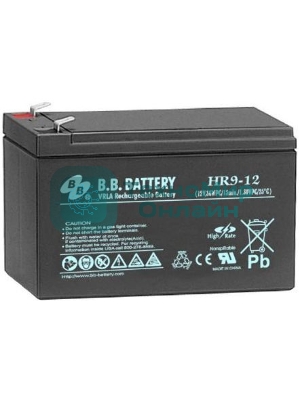 Батарея для ИБП B.B.Battery HR 9-12 (12V 9Ah)