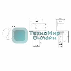Выключатель клавишный Rexant 12V 20А (3с) ON-OFF черный ОВАЛ с красной LED подсветкой