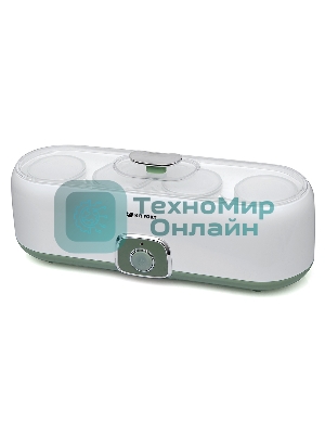 Йогуртница Kitfort KT-2006 20Вт 4б. 180 мл белый/зеленый