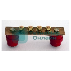 Комплект заземления для шкафов (шина заземления+винты) Hyperline TGRB-SET (упак.:1шт)