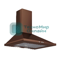 Вытяжка каминная Elikor Оптима 50П-400-К3Л медный, 50 см, 400 куб. м/ч, 55 дБ