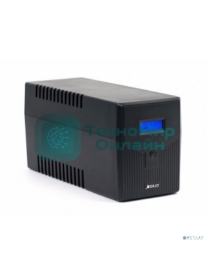Источник бесперебойного питания SKAT-UPS 2000/1200 220В 1200Вт 2 АКБ 9А·ч внутр. меандр. стабилизация напряжения
