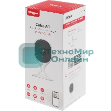 Компактная IP-видеокамера Dahua DH-IPC-C5AP-0280B с Wi-Fi 2.4ГГц 5Мп, 1/3.2” CMOS, объектив 2.8мм, обнаружение людей, ИК 10м, микрофон, динамик